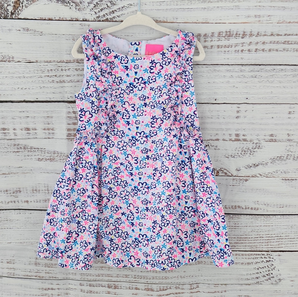 Lilly Pulitzer girl's Amia Ditsy floral dress - Picture 2 of 11